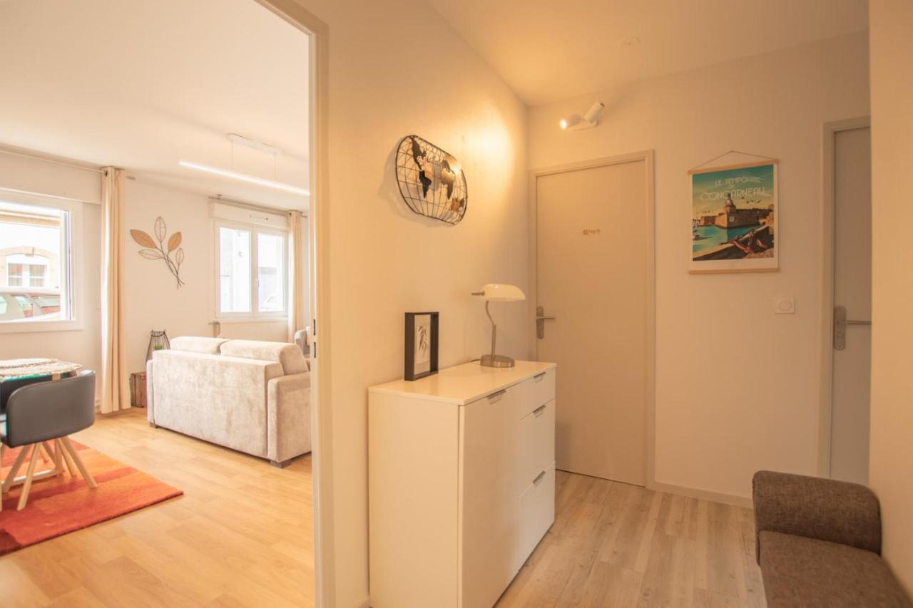 Appartement Hyper Centre Avec Garage Prive Concarneau Exteriör bild